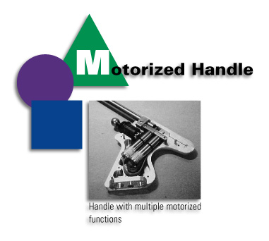 Motorizeed Handle - Handle with multiple motorized functions.