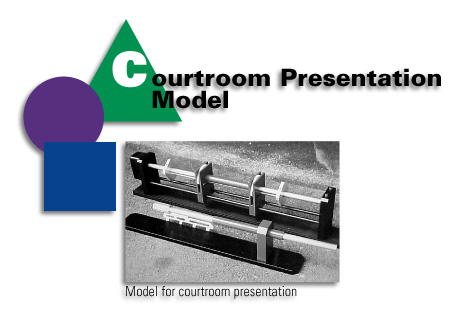 Courtroom Presentation Model - Model for coutroom presentation.
